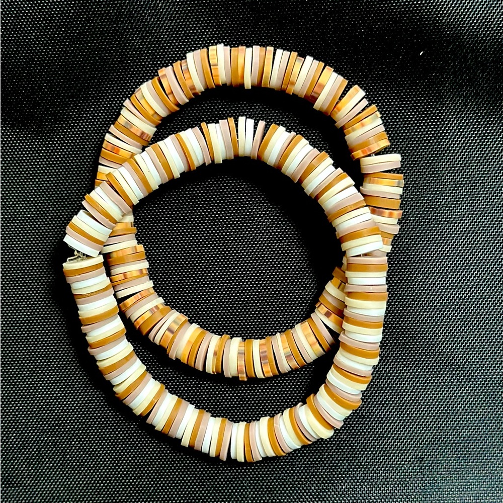 Clay bead bracelets